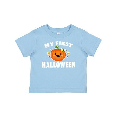 

Inktastic My First Halloween with Pumpkin and Stars Gift Baby Boy or Baby Girl T-Shirt