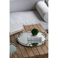 thumbnail image 5 of MAYEERTY 16" Vintage Silver Decorative Round Mirror Tray, Distressed-Style for Home Decor & Photo Shooting Props, 5 of 8