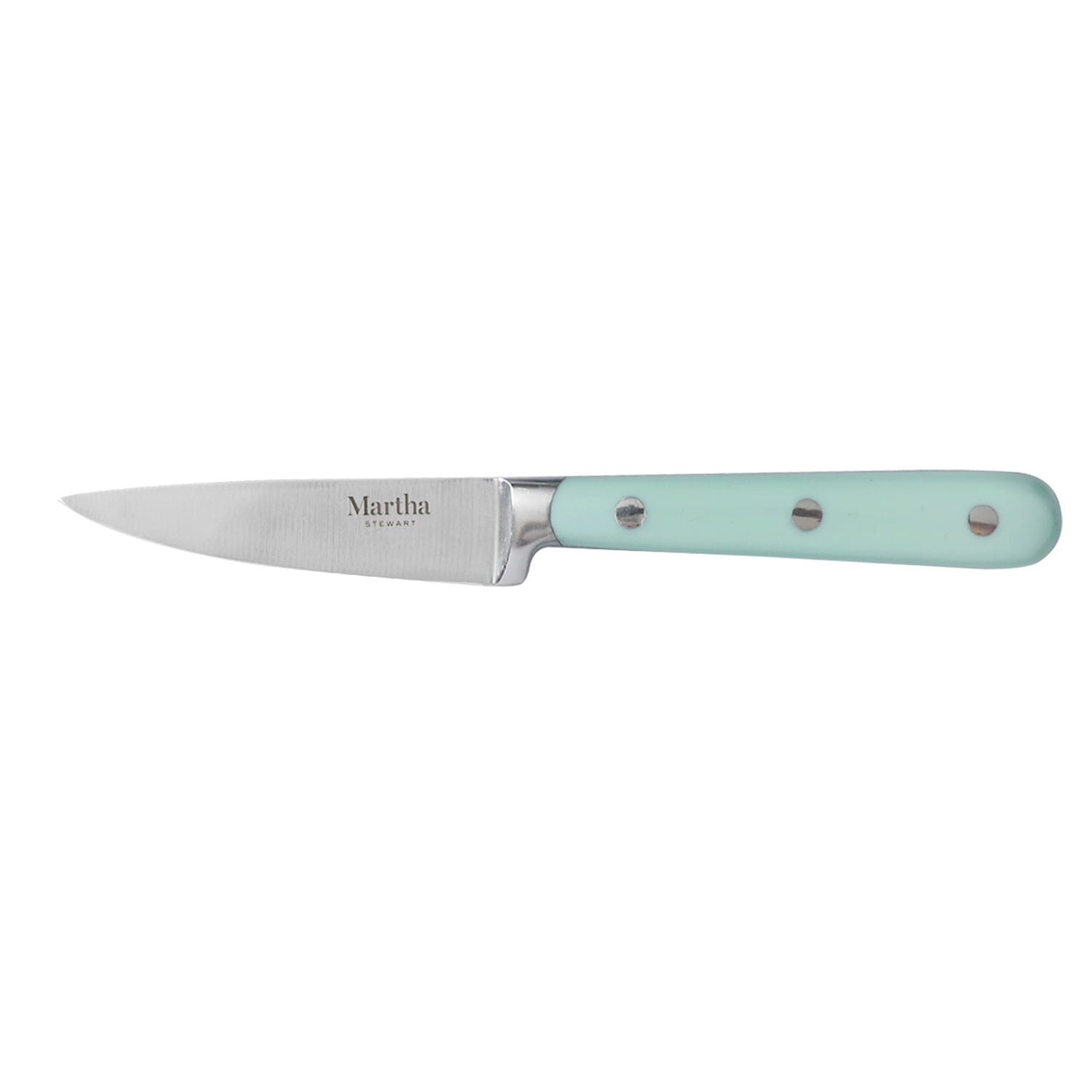 Martha Stewart Greeley 14 pc Triple- Riveted Cutlery Knife Acacia Wood  Block Set w/Comfort Grip Handles- Black
