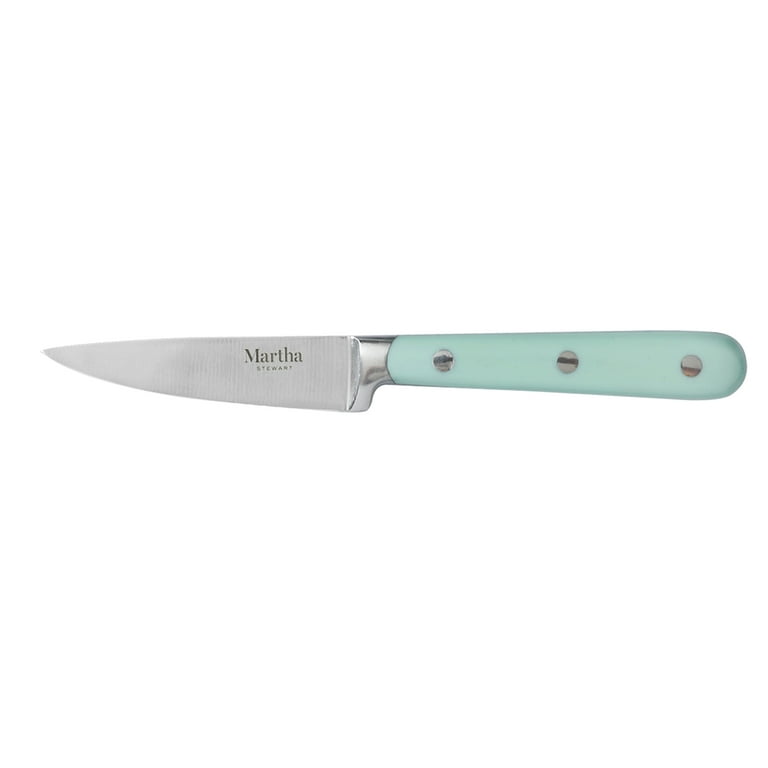 Martha Stewart Stainless Steel 14 Piece Cutlery and Knife Block Set in Mint  in 2023