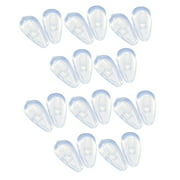 AM Landen 10 pairs 15mm Push-in Soft Air Chamber Silicone Nose Pads Nose Pads for Eyeglasses