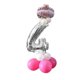 thumbnail image 2 of Globos de Helio Gloria 32 Pulgadas Conjunto de globos de números 0-9 4, 2 of 6