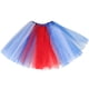 thumbnail image 1 of Falda de tul de ballet para niña, falda tutú, falda decorativa, falda del Día de la Independencia, falda de fiesta, 1 of 8