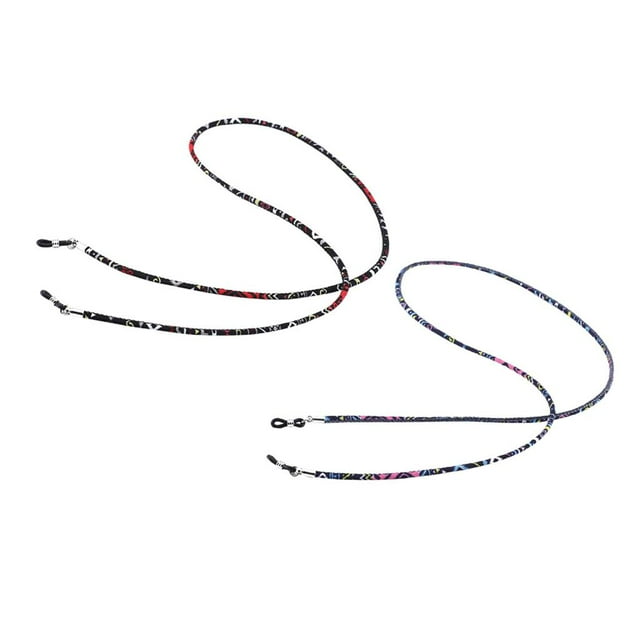segolike 2 Pcs Chaîne de Lunettes en Polyester pour Femmes