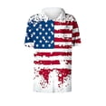thumbnail image 5 of Gamivast Buttob Down Shirts for Women American Flag Collared Shirts Short Sleeve Loose Fit S Fourth of July Hirts Trendy Going out Tops Summer Going out Tops Vacation Party outfits Wear, 5 of 5