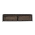 thumbnail image 5 of Maklaine Modern / Contemporary Rustic Oak Wood Sideboard In Dark Brown, 5 of 6