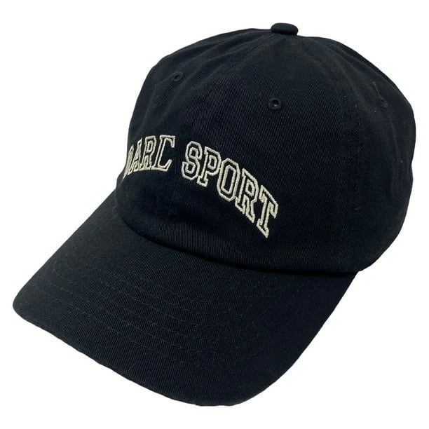 Darc Sport Men's Embroidered Arch Logo Strapback Hat Cap (Black