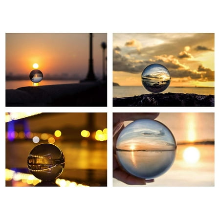40-120mm Clear K5 Crystal Photography Lens Ball Photo Prop Background Home