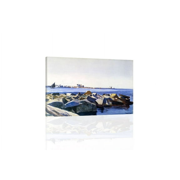 Gloucester Harbor- Ed Hopper - CANVAS OR FINE PRINT WALL ART