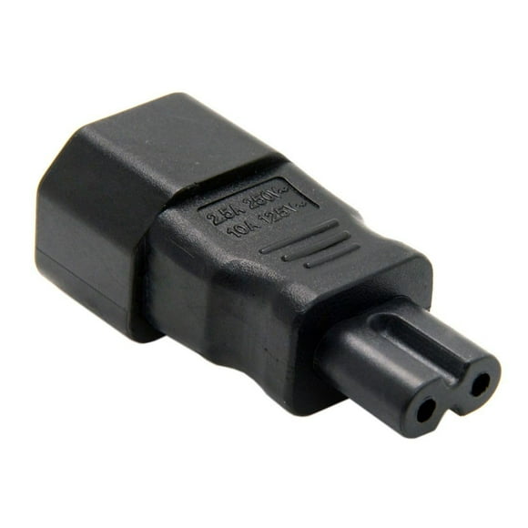 HUGFEGWE IEC 320 C14 Socket to C7 Plug AC Power Converter Connectors Adapter CJ25311-7945