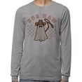 thumbnail image 2 of Cowboy Ghost Boo Haw Long Sleeve Shirt Unisex 3X-Large Grey, 2 of 5