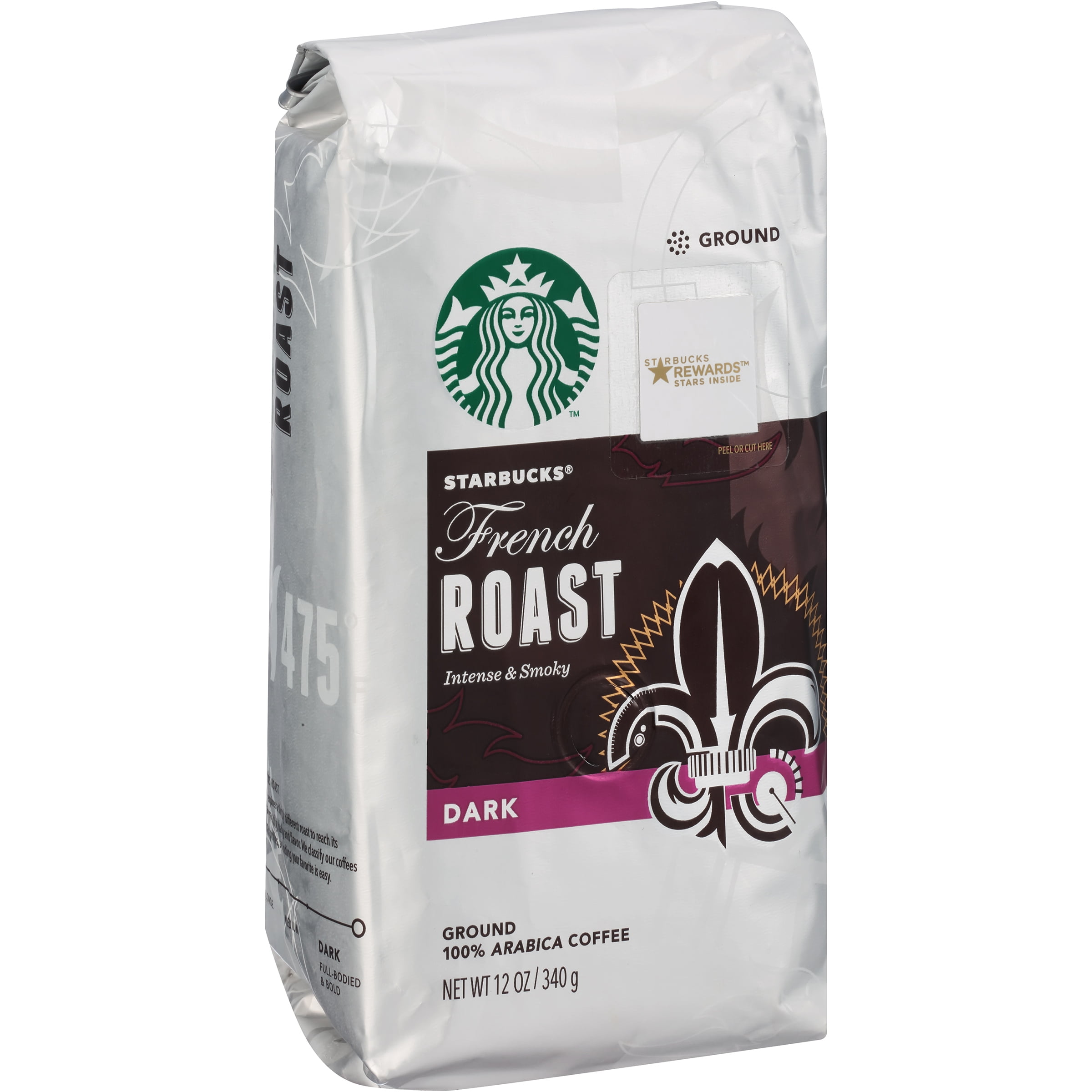 Starbucks Dark French Roast Ground Coffee 12 oz. Bag by STARBUCKS COFFEE COMPANY