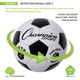 thumbnail image 3 of Champion Sports Balón de fútbol retro, talla 4, negro/blanco, 3 of 7