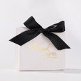 thumbnail image 1 of Caja de dulces de regalo de boda de Mori Green Caja de dulces de agradecimiento de boda de bronce simple Caja vacía, 1 of 6