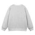 thumbnail image 6 of Fewfanhot Sweatshirts for Men Crewneck Solid Color Distressed With Holes Long Sleeve Sweatshirt Pullover Fall Winter Tops, 6 of 9