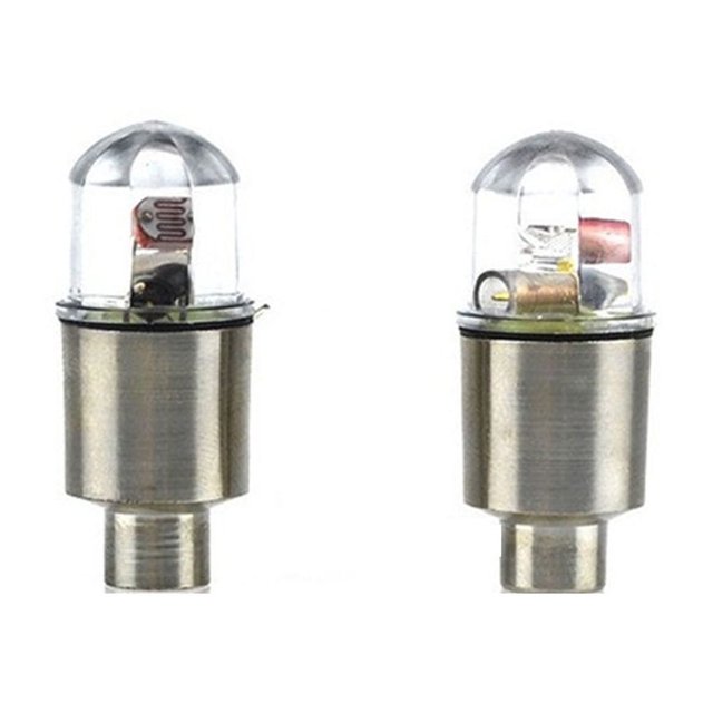 Maoww 2pcs Universal Car Bike Motorcycle Flashing LED Tyre Light Motion Sensor Bicycle Tire Wheel Cap