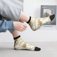 thumbnail image 2 of Pofeuu Elegant Butterflies And Pearls Print 30cm Socks, Adult Running Hiking Socks for Youth and Adult, 2 of 7