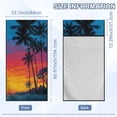 thumbnail image 7 of KUIFORTI Palm Tree Print Car Seat Cover Towels Front Seats Versatile Car Sweat Seat Cover with Storage Bag for Swimming Pool Camping Beach Yoga Towels Mat 60 x 33 Inch, 7 of 7