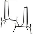 thumbnail image 1 of CHUANK Kitchen Drain Rack 2 Pack Improved Anti Slip Plate Stands for Display 8 Inch Plate Holder Display Stand Picture Frame Holder Stand Black Easel Stands for Photo Decorative Plate Tab, 1 of 7
