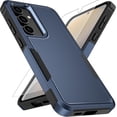 thumbnail image 1 of KOMI for Samsung Galaxy S25 Plus Case with HD Screen Protector, 10 FT Military Grade Drop Protection, Anti-Slip Phone Case, Blue, 1 of 5