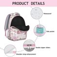 thumbnail image 4 of Pioneer Flower Backpack for School,Cute School Bag,Schoolbag with Adjustable Shoulder Straps & Padded Back,15.3"x11"x7.1".﻿, 4 of 6