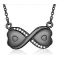 thumbnail image 2 of Infinity Urn Necklace for Women Double Heart Cremation Necklaces Jewelry Hold Two Ashes - Infinity Memorial Keepsakes Pendant Jewelry Gifts for Loved Ones, 2 of 8