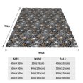 thumbnail image 3 of Fuzoiu Spider Cobweb Print Ultra-Soft Micro Fleece Blanket,All Seasons Flannel Throw, Lightweight Blanket for Bed, Sofa, Couch, Movie Night, Camping, and Travel-40"x30", 3 of 7