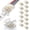 4Pin Strip to Wire, variant on 15   Strip Connectors 4Pin 10mm Solderless, Transparent  Light Connectors Gapless, Strip to Wire  Connectors for 12V 24V  Color SMD 5050  Light Strips