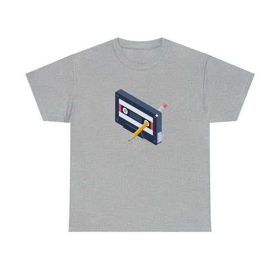Pencil Winding Cassette Tape Shirt, Christmas Gift, Birthday Gift - ID: 954