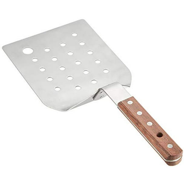 Endo Shoji Commercial Wooden Handle Oven Turner 188 Stainless Steel