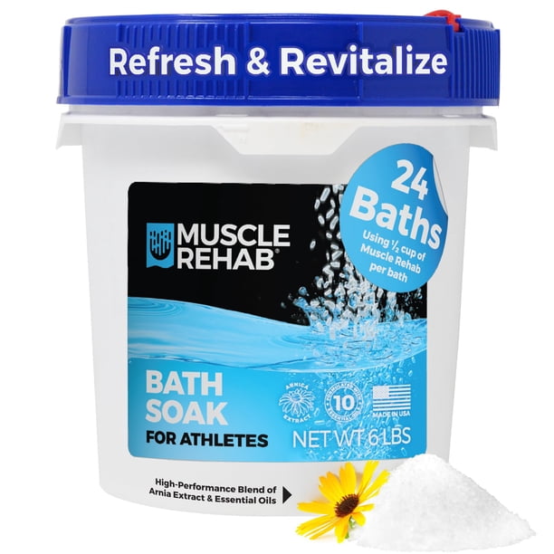 Baño de árnica para la rehabilitación muscular con aceites esenciales para aliviar el dolor