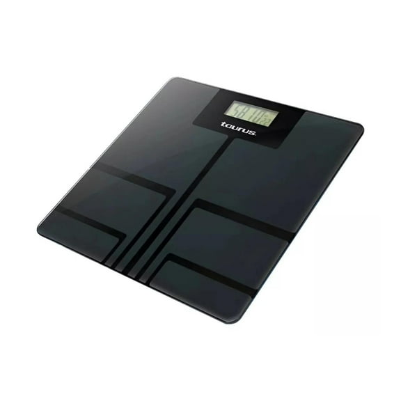 BASCULA CORPORAL TAURUS OBELIX-3000 HASTA 130KG negro 1