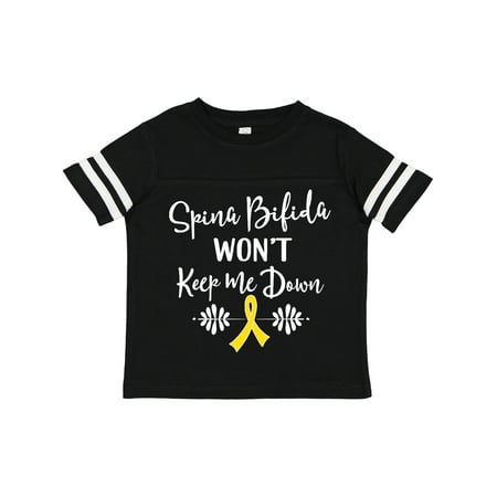 

Inktastic Spina Bifida Awareness Message Ribbon Gift Toddler Boy or Toddler Girl T-Shirt
