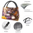 thumbnail image 4 of Balery Cute Cat Sunflower Bolsa de Aislamiento Portátil – Bolsa de Almuerzo con Forro de Aluminio Mejorado, Funda Impermeable y Fácil de Limpiar para Picnic y Caja de Almuerzo, 4 of 6