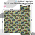 thumbnail image 5 of Monster Cartoon Truck Purple Pattern Teens Toddler Nap Mat with Pillow, Sleeping Mat Bag for Preschool Daycare 59"x22", 5 of 6