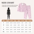 thumbnail image 3 of KLL Cute Pig Print Women's Long Sleeve Pajamas with Pants Sleepwear Loungewear 2 Set-Small, 3 of 7