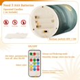thumbnail image 5 of Yayeee Flameless Candles with Remote Flickering Battery Operated Multi Color Changing, Forest House, 5 of 7