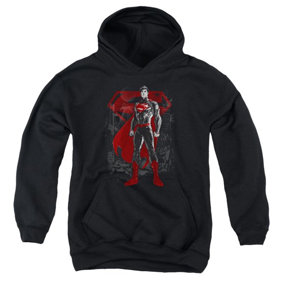 Superman - Aftermath - Youth Hooded Sweatshirt - Medium