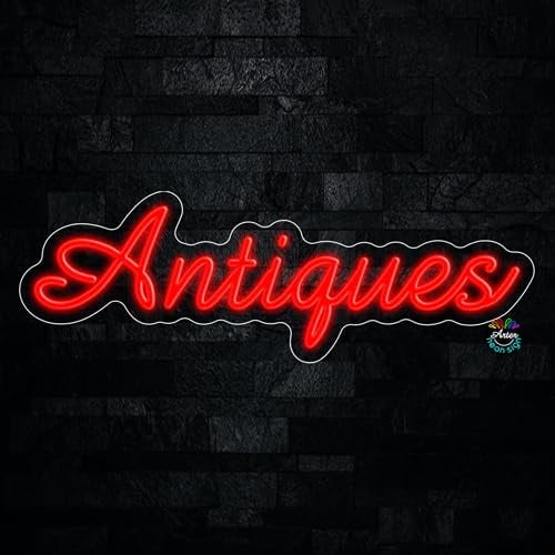 Antiques LED Neon Sign 24"L x 8"H #32017