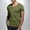 #Army Green, variant on George Men's Solid V-Neck Short Sleeve T-Shirt Summer Casual Fashion Top,Black,Big and Tall Man XXXXL