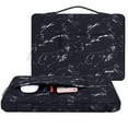 thumbnail image 2 of Mosiso for Macbook Air/Pro 13.3" Laptop Sleeve Briefcase Handbag Water Resistant Polyester Carrying Pouch Zipper Notebook Computer Bag, Black&White Marble, 2 of 7