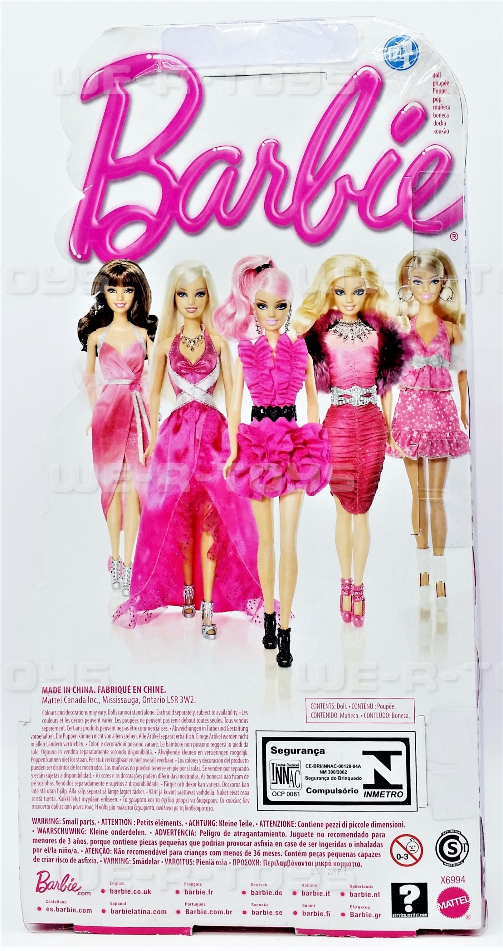 Barbie Pinktastic Doll 2012 Mattel X6994 NRFB