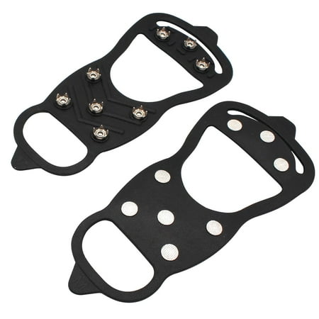LARUYEKO 8 Studs - Shoe -Ice On Shoes Womens Ski Neck Gaiter Freezer Suits for Women Work plus Size Youth Snowboard Set Tech Neck Ear Hat Womens Ski Jacket and Pants Set Snowboards for Adults Men