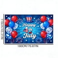 thumbnail image 3 of Memorial Day Saving!4th of July Decorations, 4th Of July Background Cloth Set Stylish Patriotic Decor Photo Scene Hanging Fabric For Independence Day Home Yard Party Picture Use, 3 of 7