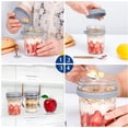 thumbnail image 7 of 4 Pack Overnight Oats Jars, Overnight Oats Container with Lid and Spoon, 10 oz overnight glasses, Cereal, Milk, Vegetable and Fruit Salad Storage Container with Measurement Marks, 7 of 7