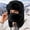 Black, variant on Men's Winter Trapper Hat with Detachable Face Mask, Full Coverage Snap Closure Plush Lined Wind Resistant Cold Weather Ushanka Earflap Hat for Skiing Hiking Gray