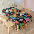 thumbnail image 3 of Pioneer Flower Floral Print Pattern Rectangle Tablecloth 60"x102", Waterproof Polyester Table Cloth, Wipeable Spillproof for Dining Camping Indoor Outdoor, 3 of 6