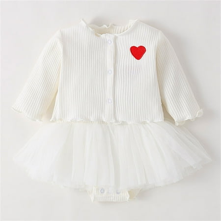 

NIUREDLTD Babys Girls Boys Knit Ribbed Solid Spring Winter Long Sleeve Cardigan Romper Dress Hat Clothes Set