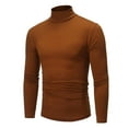 thumbnail image 4 of Xnihocha T-Shirt Col Roulé Simulé Manches Longues Basique Léger Thermique 3 Pcs B&C&G 3TG, 4 of 4