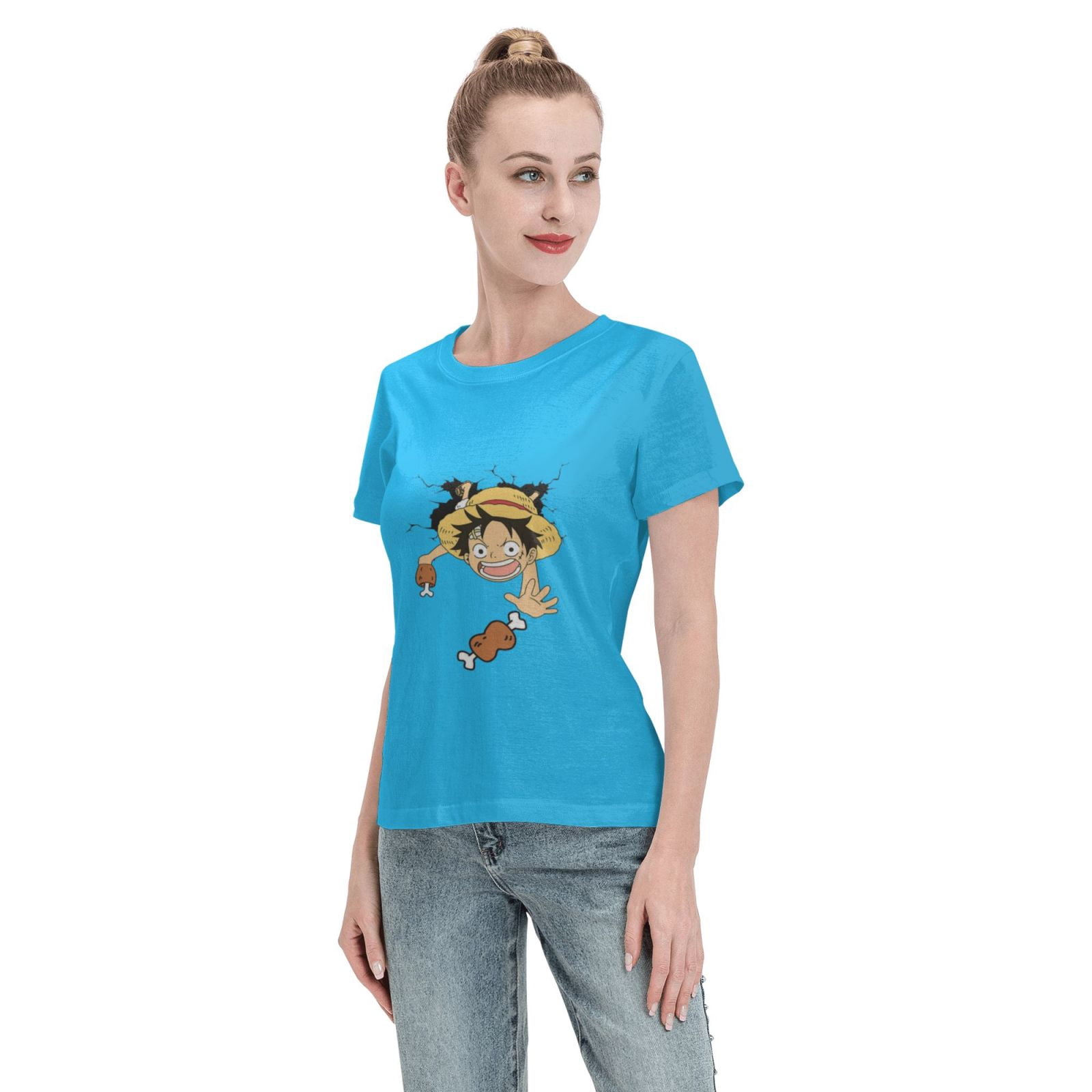 T-Shirt One Piece Femme - Marque Abystyle - Taille M - Noir - Neuf Avec étiquettes